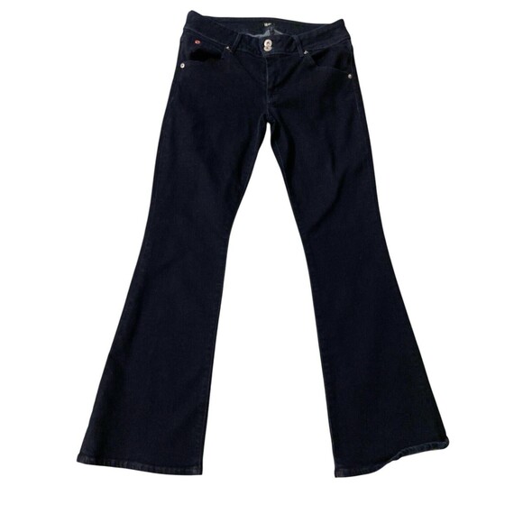 HUDSON Blue Jean Denim Size 28 Dark Blue Flap Pocket UK Flag‎ - Picture 1 of 9
